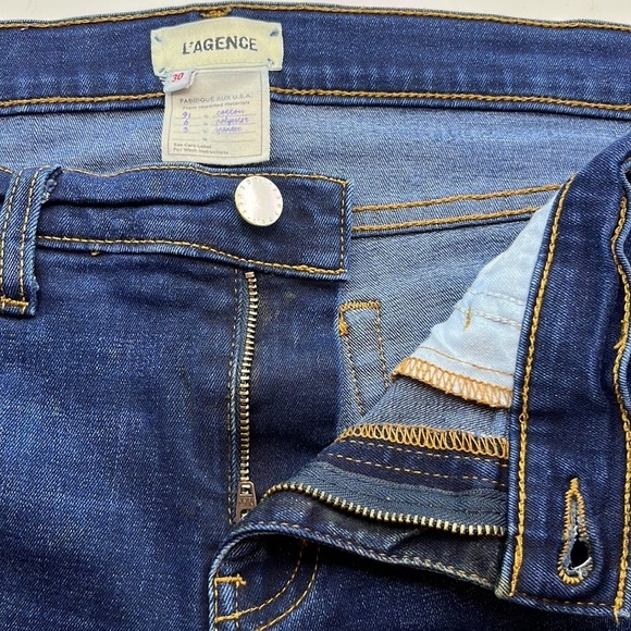 L’AGENCE Brigette Skinny Mid Rise Size 30 - Picture 16 of 16